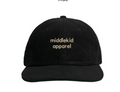 Middle Kid Apparel Black Cord Cap